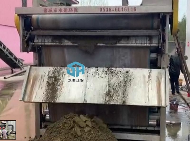 不锈钢土家肥脱水压滤机效果视频