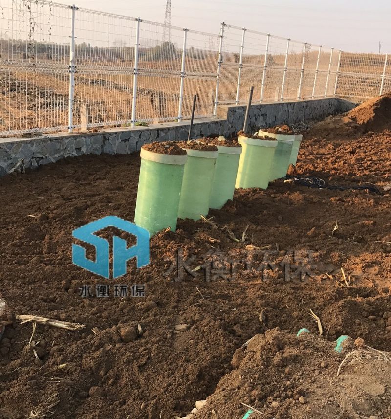 新农村地埋式污水处理设备安装现场
